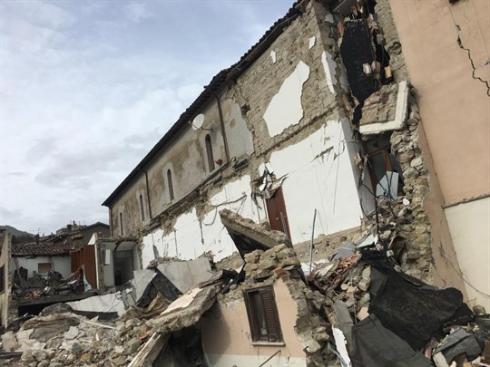 Photo 20: A partially destroyed house in Akumoli, where 4 residents were killed 10/26/16 Photo: Yaron Ofir