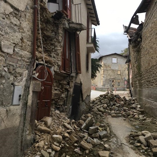 Photo 22: The center of the village of Restoli. The village is abandoned, like many of the villages in the area that were not mentioned in the media, 10/26/16 Photo: Yaron Ofir